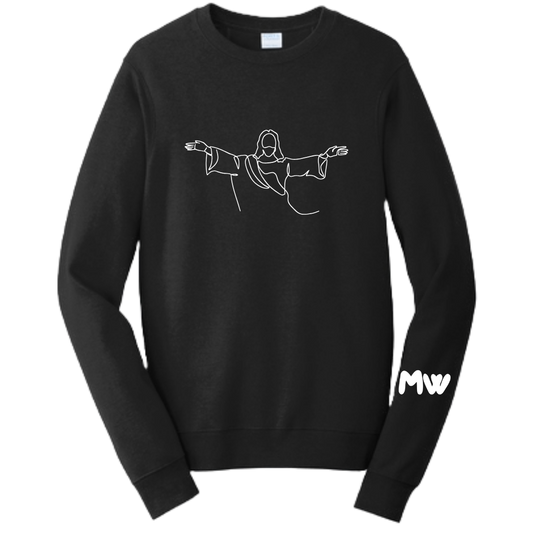 MW "Welcome" Pullover fleece
