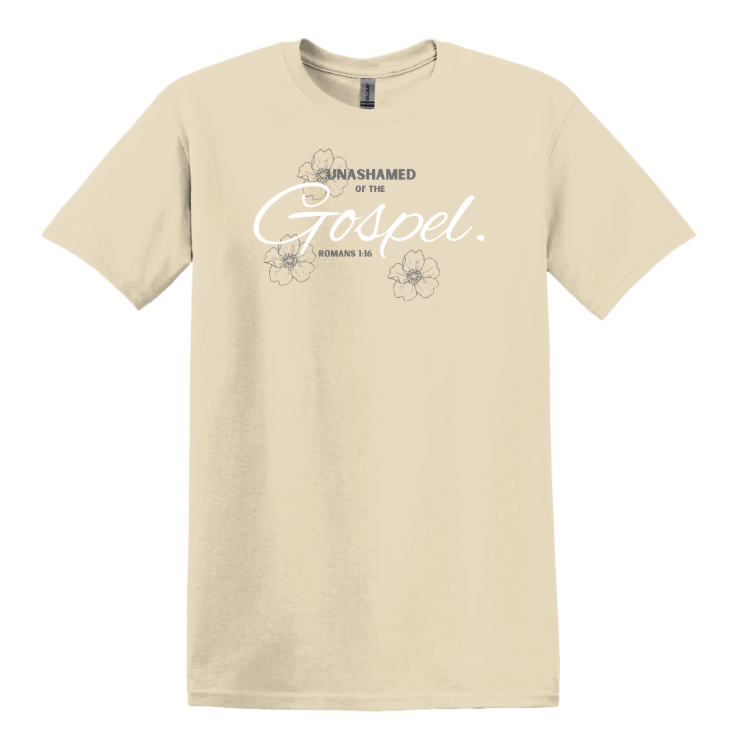 MW "Romans 1:16" Tan T-Shirt